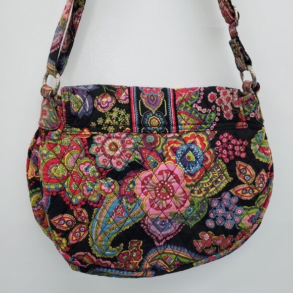 Vera Bradley Boho‎ Floral Quilted Crossbody Bag Colorful Indie Y2K Cottagecore - Picture 9 of 15